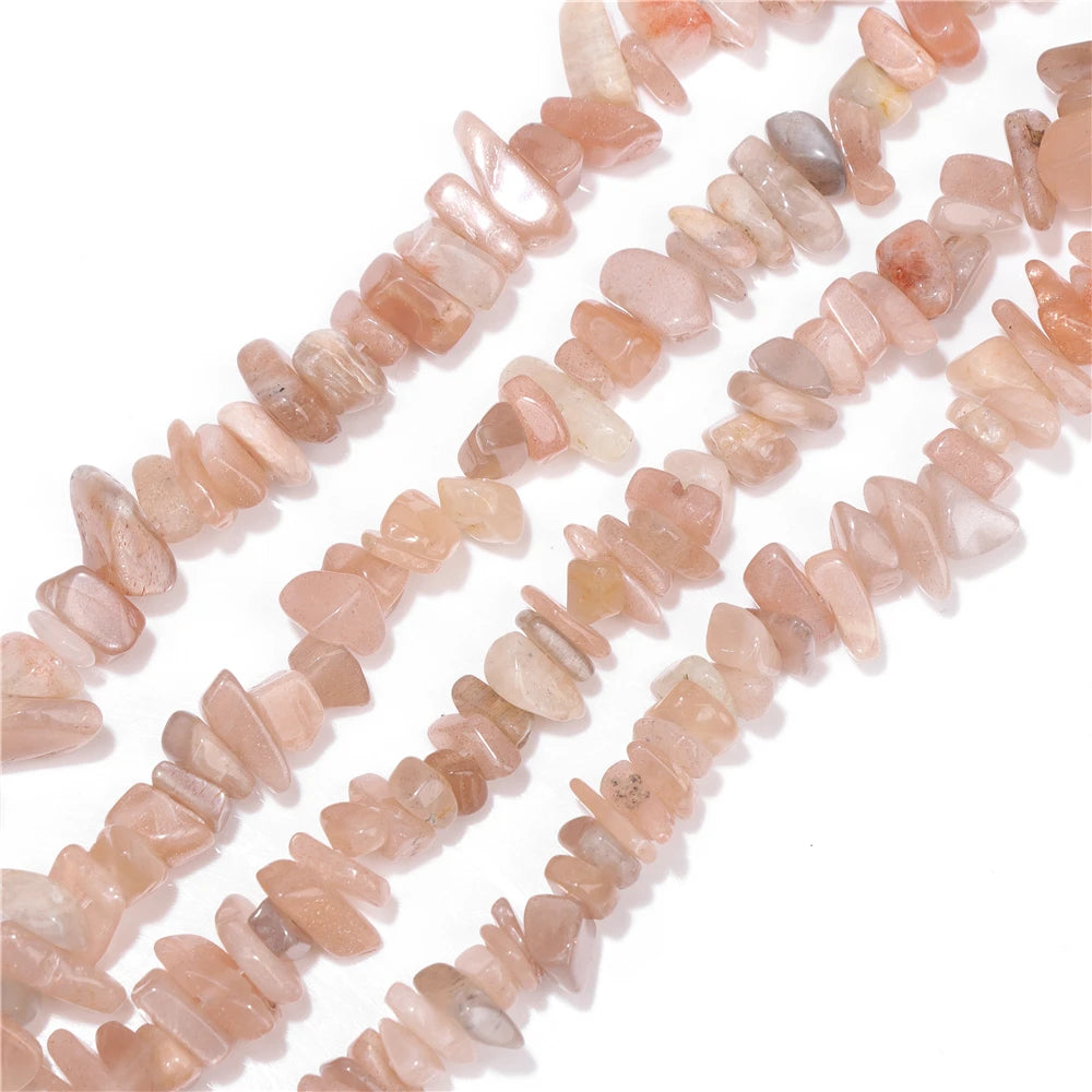 5-8MM Natural Freeform Stone Rock Chips Beads Crystal Gem Gravel Bead for Jewelry Making DIY Bracelet Necklace Earring Findings
