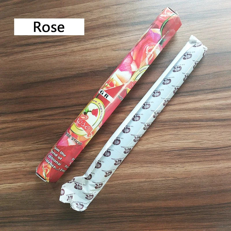 Y Fragrances Indian Royal Lavender Sticks Incense 20pcs/box Home Fragrance Stick Artificial Scent Burning for Healthy Yoga Room