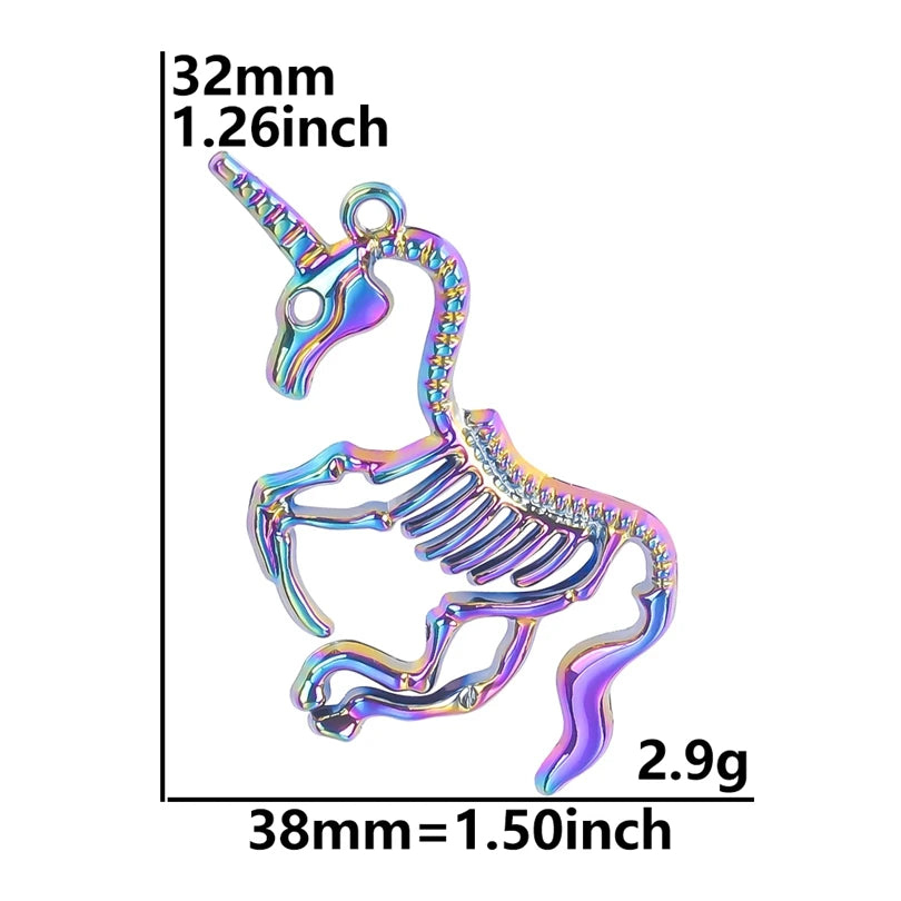 5Pcs Dreamcatcher Infinity Symbol Rainbow Color Charms Witch Hat Saturn Planet Love Butterfly Brain Fashion Pendant Diy Jewelry