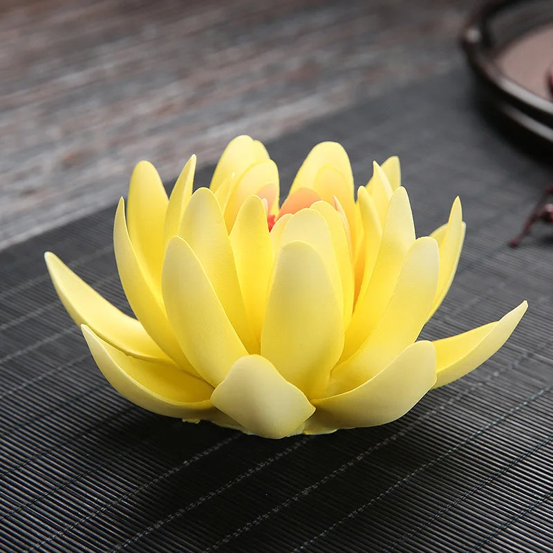 Zen Ceramic Censer Handicrafts Home Ornaments Water Lily Incense Burner Lotus Incense Stick Holder
