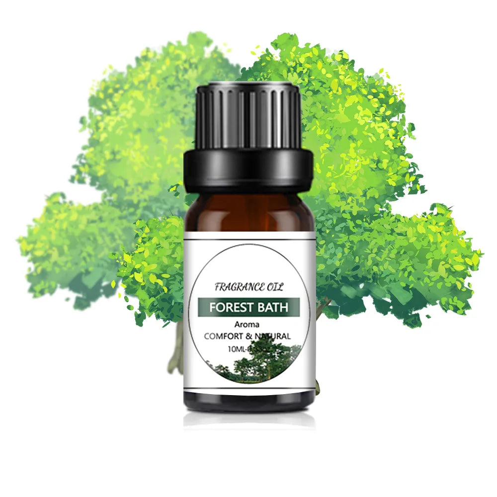 10ML Fragrance Oil Plant Making Diffuser Essential Oils for Plaster Sleep Bath Soap DIY Scented Candle Perfume Humidifier