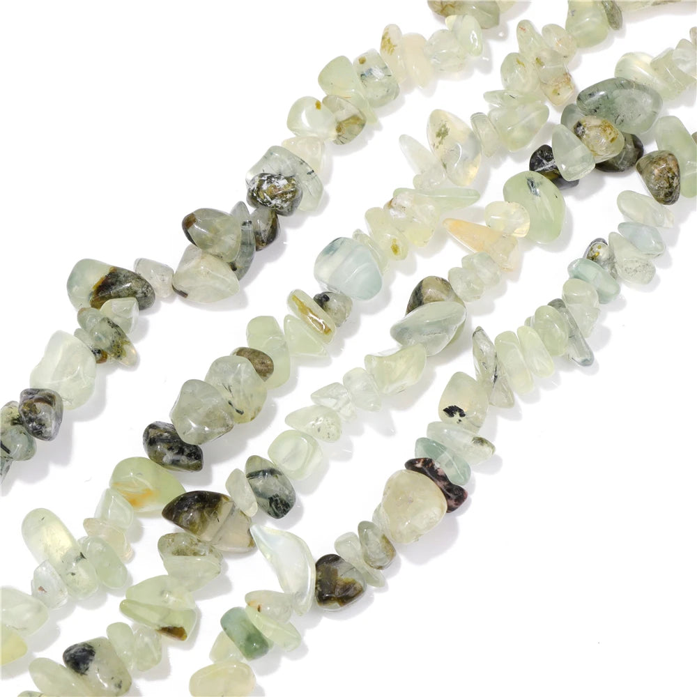 5-8MM Natural Freeform Stone Rock Chips Beads Crystal Gem Gravel Bead for Jewelry Making DIY Bracelet Necklace Earring Findings