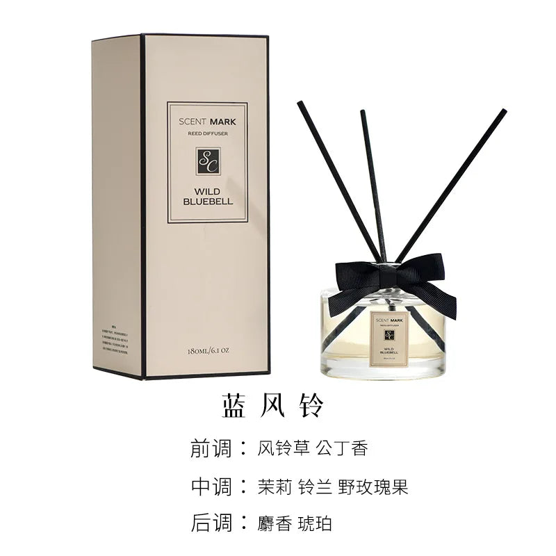 180ml Aromatherapy Essential Oil Rattan Aromatherapy Bedroom Toilet Deodorant Household Decoration Gift Diffuser Air Freshener