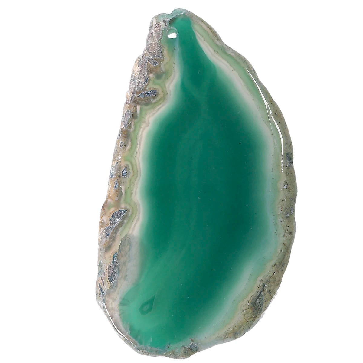 SUNYIK Natural Agate Onyx Slices Top Drilled Irregular Shapes Colourful Pendant For DIY Jewelry Home Decoration Accessories