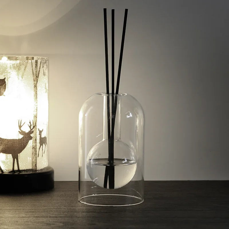 Aromatherapy Bottle Glass Bottle Unprinted Style Fragrance Diffuser Minimalist Essential Oil Bottle Candle Holders Candle Mold