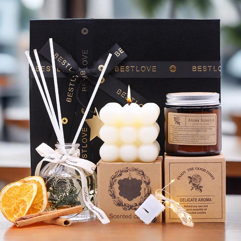 Aromatherapy Gift Set for Mother, Scented Candles for Home, Unique Decor Present for Mom,Easter Gift, Gifts for Girlfriend, Birthday, Teacher, Nurse, Mother's Day