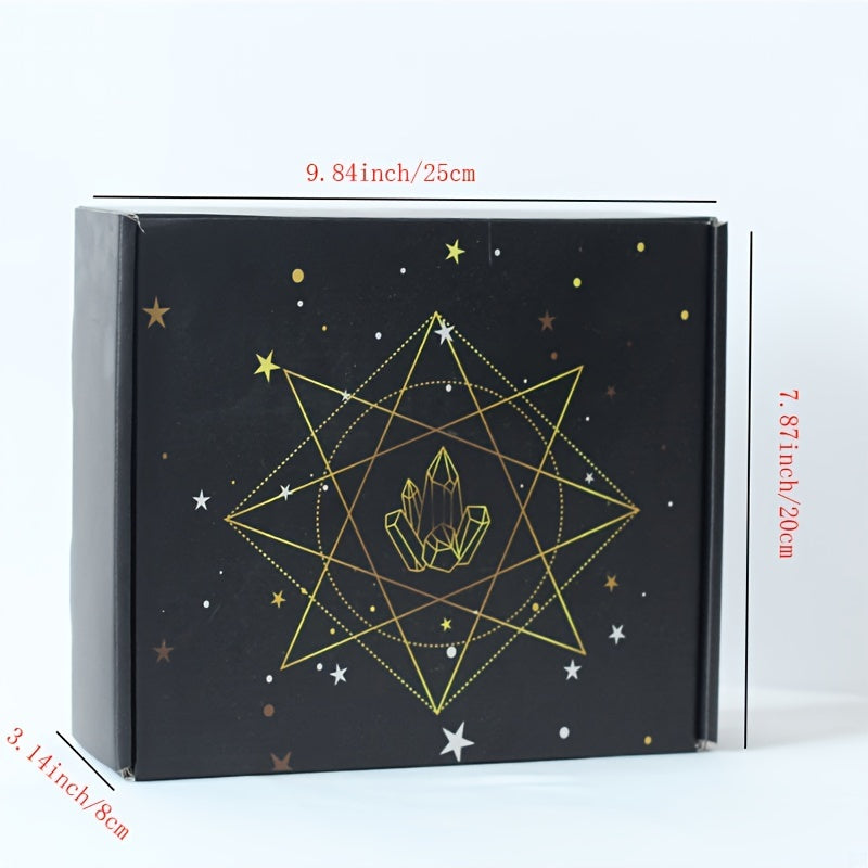 49pcs Witchcraft Starter Kit - Complete Ritual Set with Aromatic Candles, Natural Crystal 7 Chakra, Jars, Herbs, Guided Spells And Essential Tools for Creating A Sacred Witch Altar - Ideal for Beginners And Seasoned Practitio