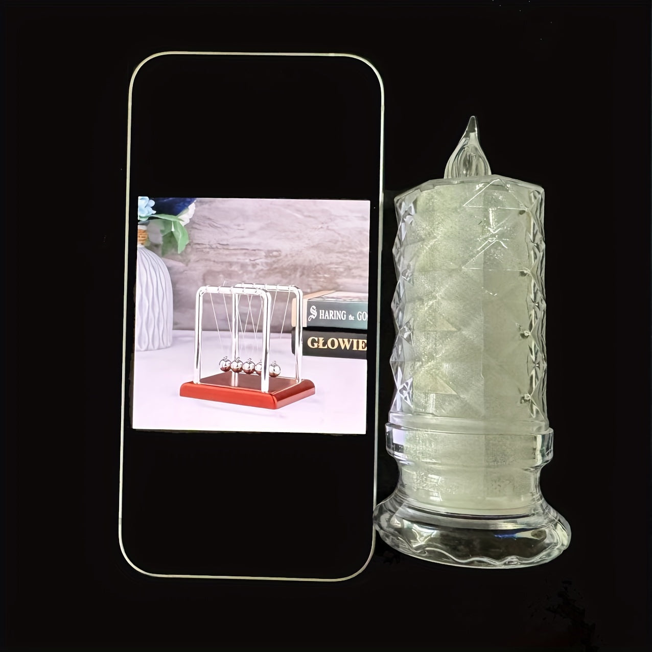 3pcsLED Flameless Candles, 1.8in*4.3in, Romantic Flameless Candle Propose for Valentine's Day, Including Battery, Perfect for Family Gathering, Candlelight Dinner, Valentine's Day, Wedding, Birthday, Bedroom Decoration, Holid