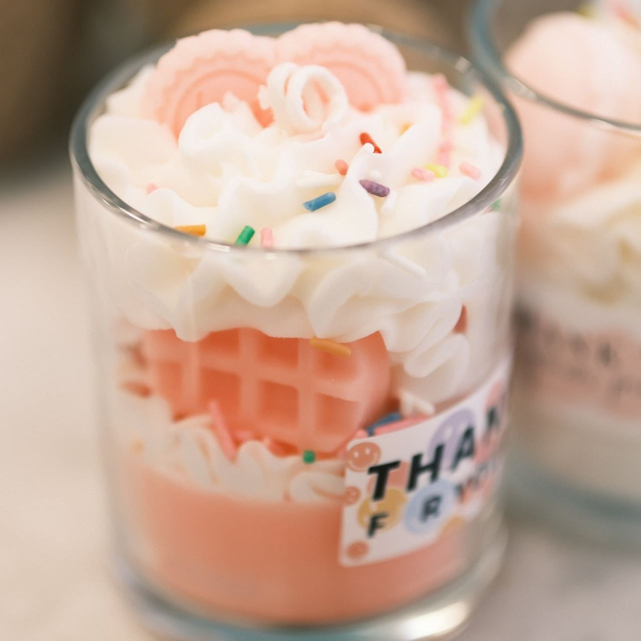 Handmade designed scented candles