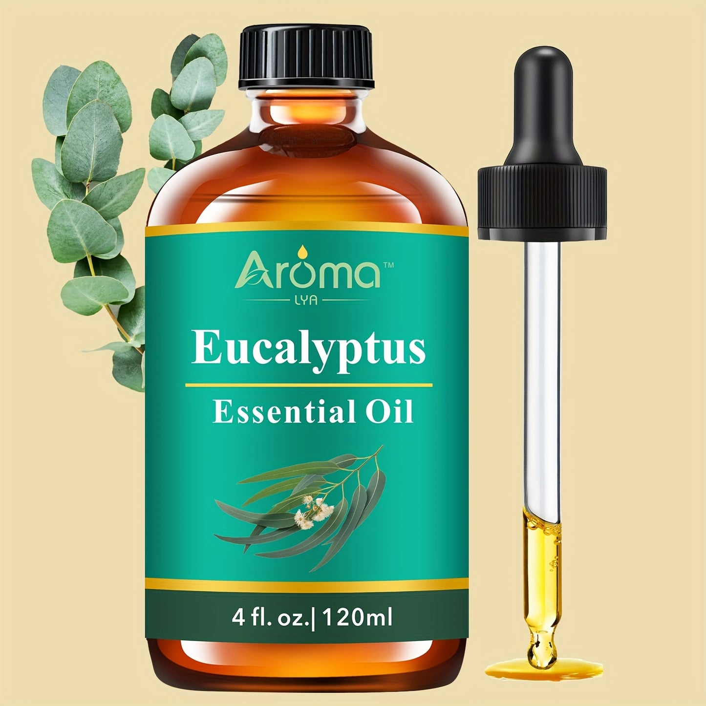 4FL.OZ Natural Essential Oils : Eucalyptus, Lavender, Frankincense, Lemon, Sweet Orange, Peppermint Essential Oils - For Humidifiers, Diffusers, Scented Candles - Holiday Surprises- Suitable For Men And Women - Best Birthday/