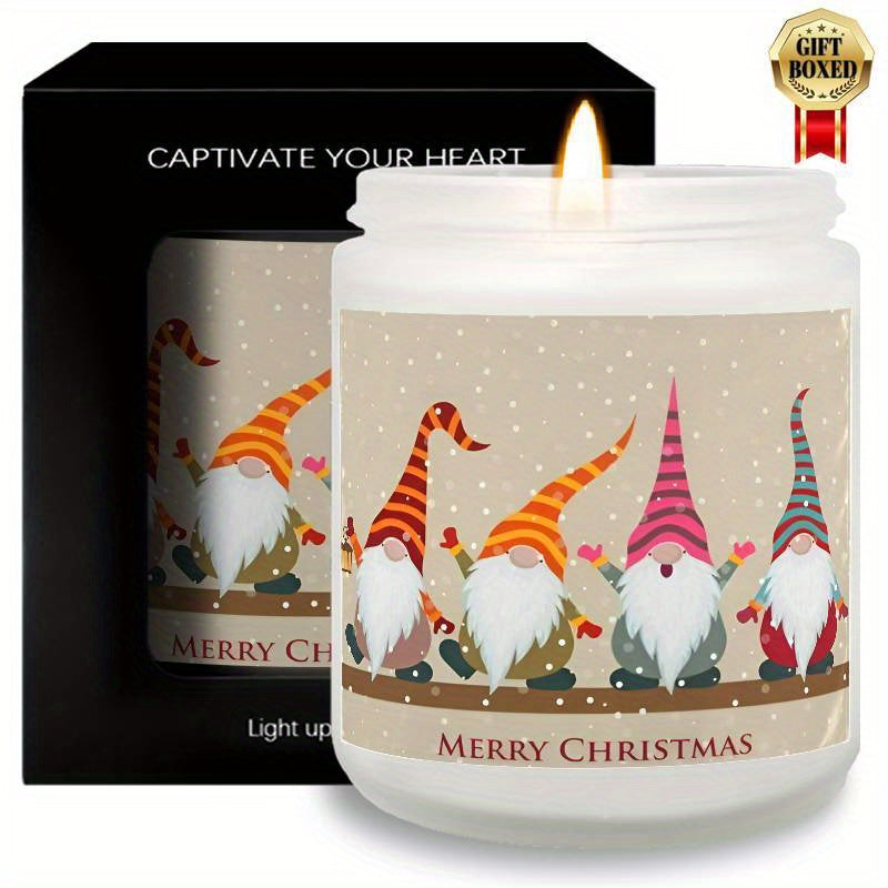 Christmas Candles, Perfect Christmas Gifts, Christmas Home Decor Decoration, Christmas Gifts for Man Woman Friends Mom Dad Son Daughter Bestie Coworker, Christmas Party Favors-1Pc Lavender Candle Ideal for Home Aromatherapy &