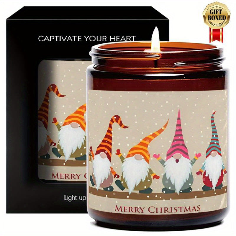 Christmas Candles, Perfect Christmas Gifts, Christmas Home Decor Decoration, Christmas Gifts for Man Woman Friends Mom Dad Son Daughter Bestie Coworker, Christmas Party Favors-1Pc Lavender Candle Ideal for Home Aromatherapy &