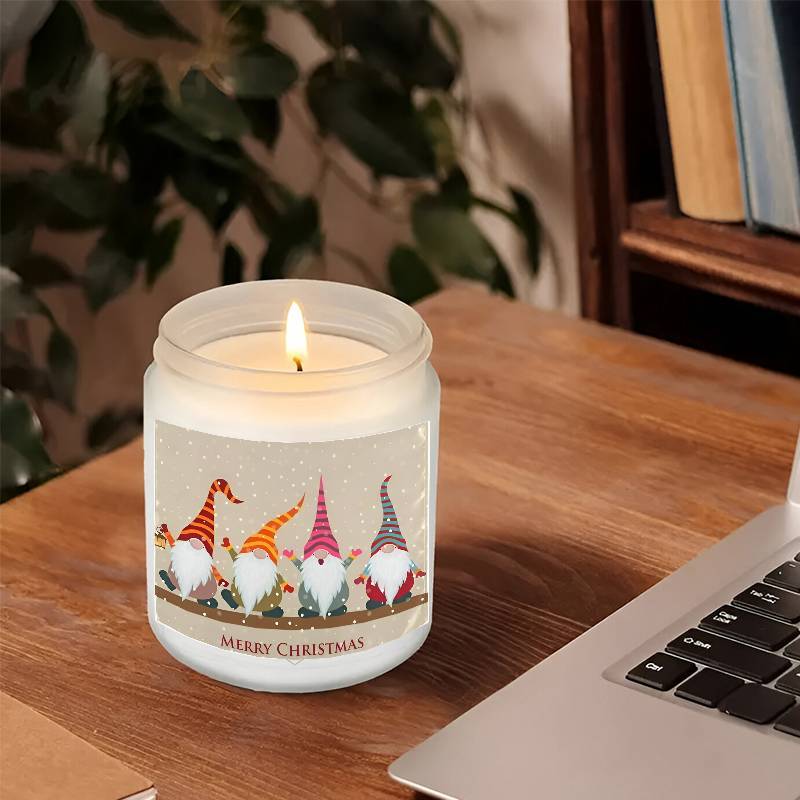 Christmas Candles, Perfect Christmas Gifts, Christmas Home Decor Decoration, Christmas Gifts for Man Woman Friends Mom Dad Son Daughter Bestie Coworker, Christmas Party Favors-1Pc Lavender Candle Ideal for Home Aromatherapy &