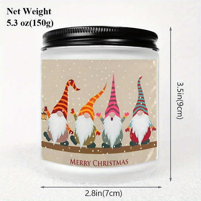 Christmas Candles, Perfect Christmas Gifts, Christmas Home Decor Decoration, Christmas Gifts for Man Woman Friends Mom Dad Son Daughter Bestie Coworker, Christmas Party Favors-1Pc Lavender Candle Ideal for Home Aromatherapy &