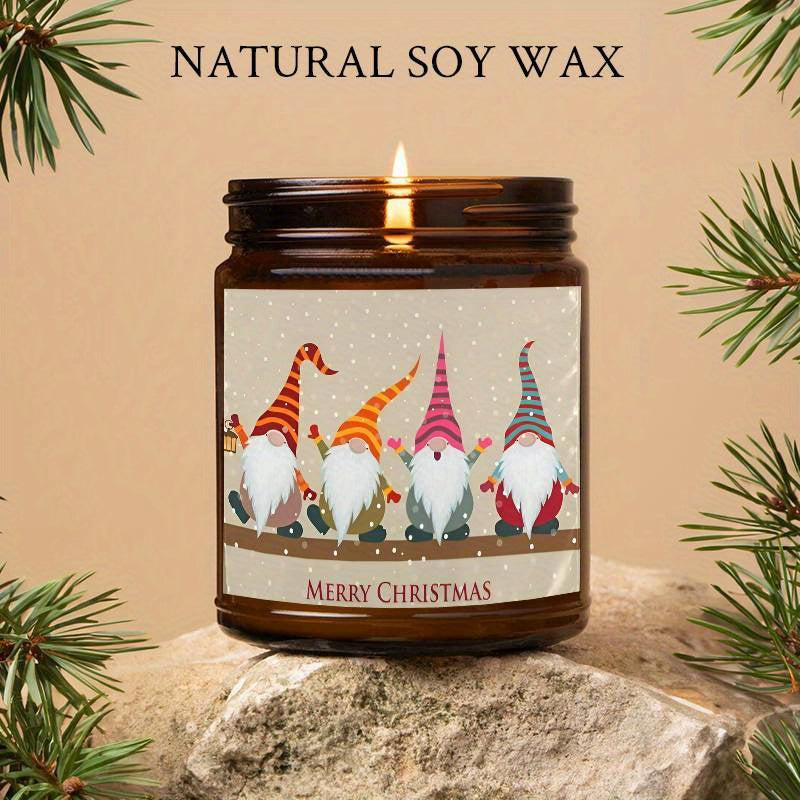 Christmas Candles, Perfect Christmas Gifts, Christmas Home Decor Decoration, Christmas Gifts for Man Woman Friends Mom Dad Son Daughter Bestie Coworker, Christmas Party Favors-1Pc Lavender Candle Ideal for Home Aromatherapy &