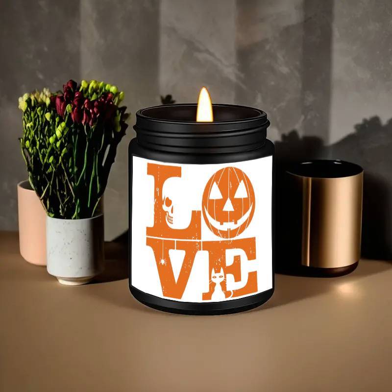 Halloween Candles, Perfect Halloween Gifts, Halloween Home Decor Decoration, Candle Gifts for Man Woman Friends Mom Dad Son Daughter Bestie Coworker, Halloween Favors-1Pc Lavender Candle Ideal for Home Aromatherapy & Meditati