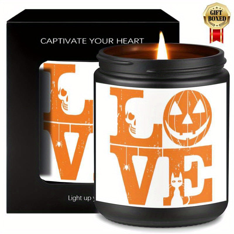 Halloween Candles, Perfect Halloween Gifts, Halloween Home Decor Decoration, Candle Gifts for Man Woman Friends Mom Dad Son Daughter Bestie Coworker, Halloween Favors-1Pc Lavender Candle Ideal for Home Aromatherapy & Meditati