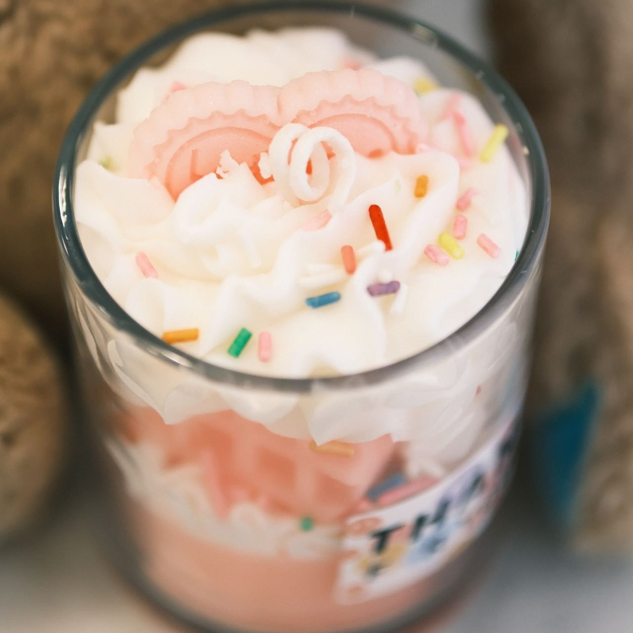 Handmade designed scented candles