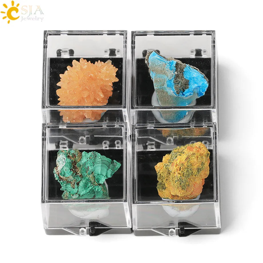 Natural Minerals specimen Raw Stone Specimens Irregular Precious Gems Rock Crystal Collection Teaching Geology Education G567