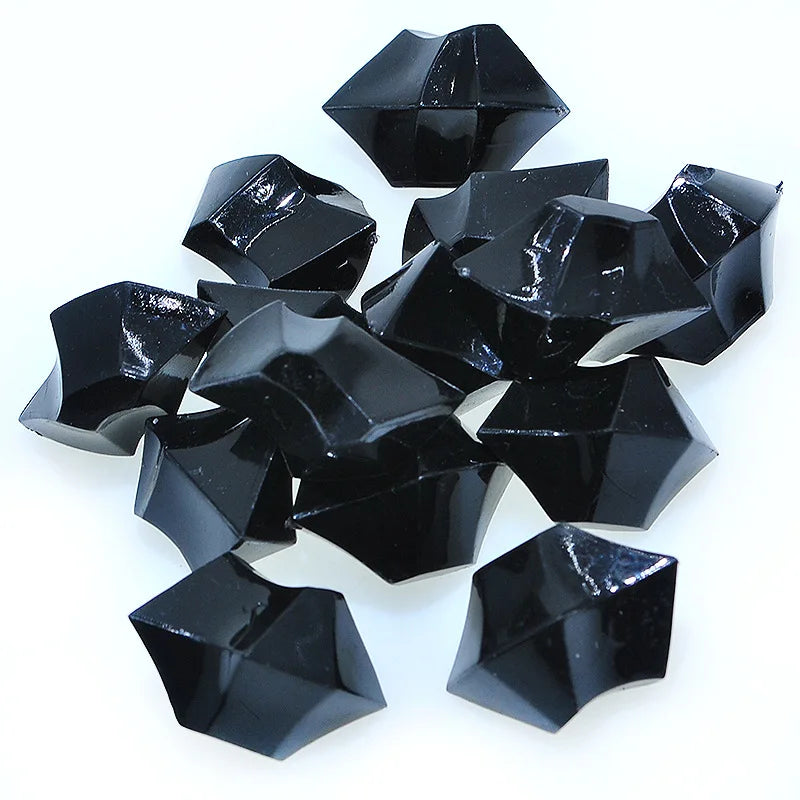 20pcs Acrylic Crystal Gem Stone Crushed Ice Rocks Aquarium Colorful Stone Fish Tank Vase Landscaping Decoration