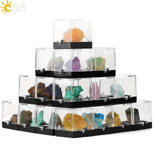 Natural Minerals specimen Raw Stone Specimens Irregular Precious Gems Rock Crystal Collection Teaching Geology Education G567