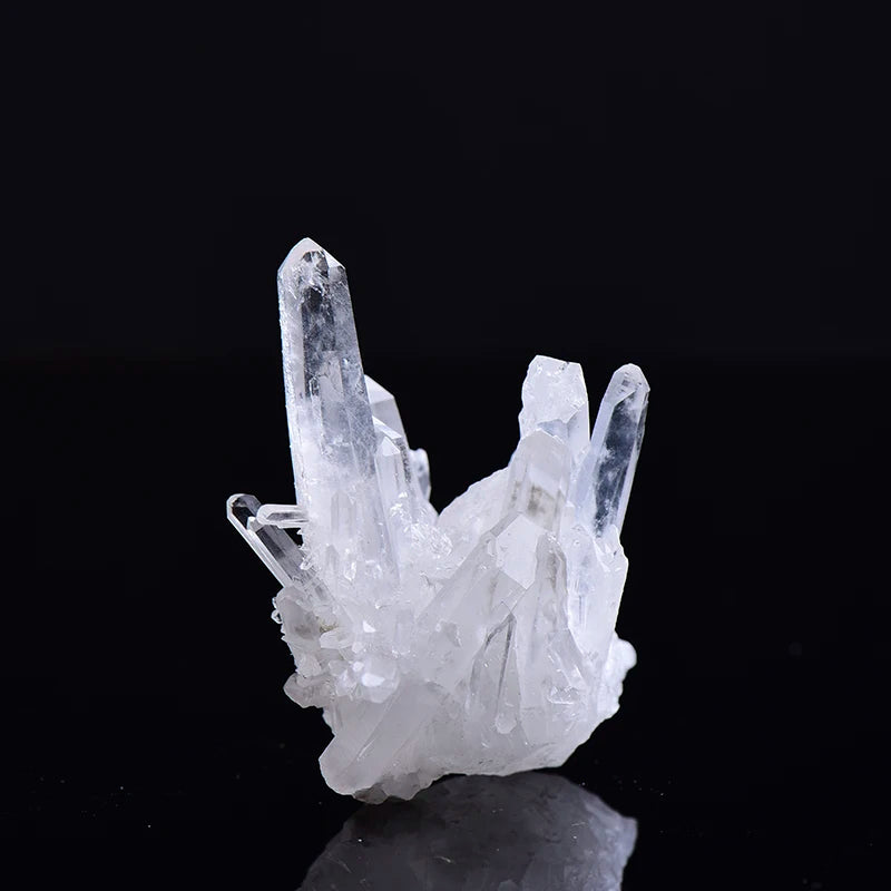 1PC Natural White Crystal Cluster Quartz Crystal Health Healing Reiki Stones Crystal Point Specimen Home Decoration Raw Crystals