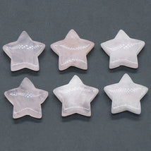 1 PC Star Statue Natural Crystal Onyx Bare Stone Meditation Healing Reiki Gems Gift Collection Home Decor Decorations 30x30mm