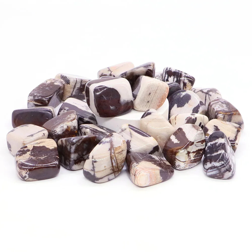 Natural Gem Multi-Color Nguni Jasper Reiki Healing Crystal Tumbled Stone Energy Specimen Mineral Rock Garden Aquarium Home Decor