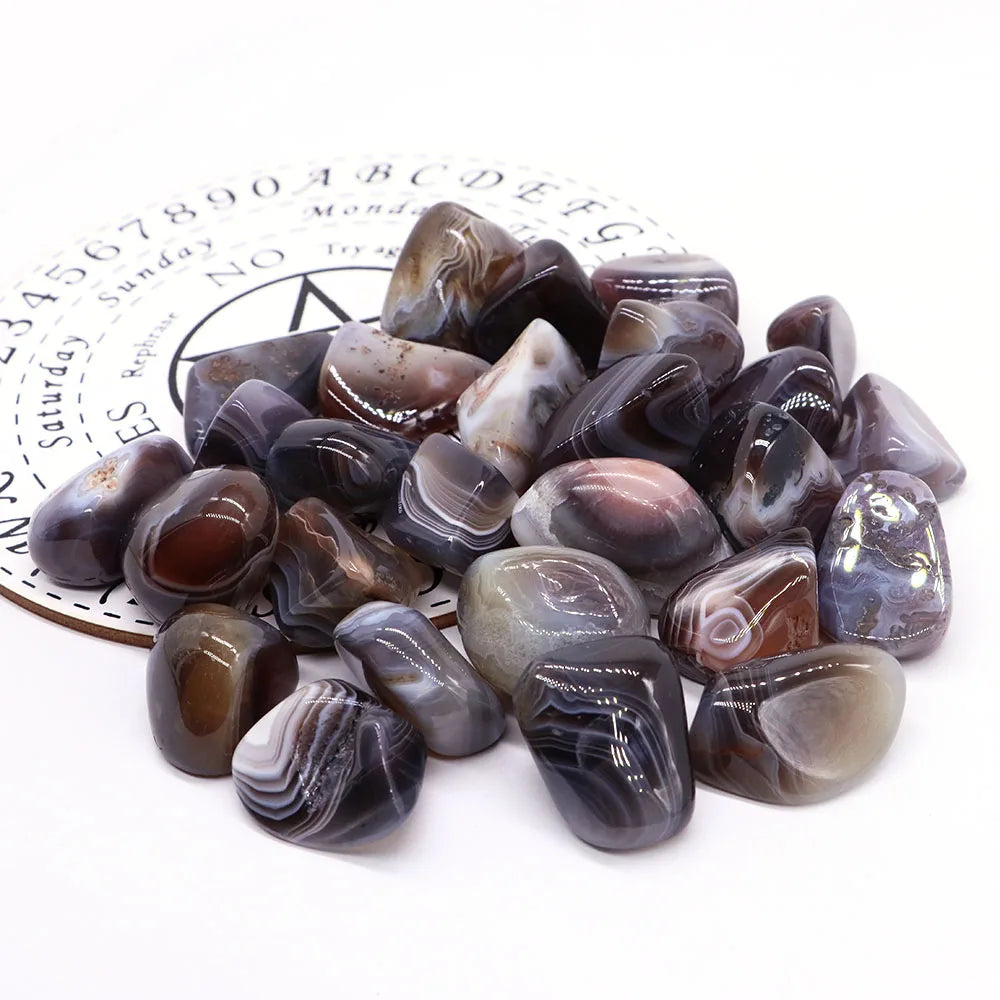 Wholesale Bulk Natural Botswana Agate Crystals Stones Reiki Healing Raw Rock Gravel Tumbled Gems Aquarium Gemstone Home Decor