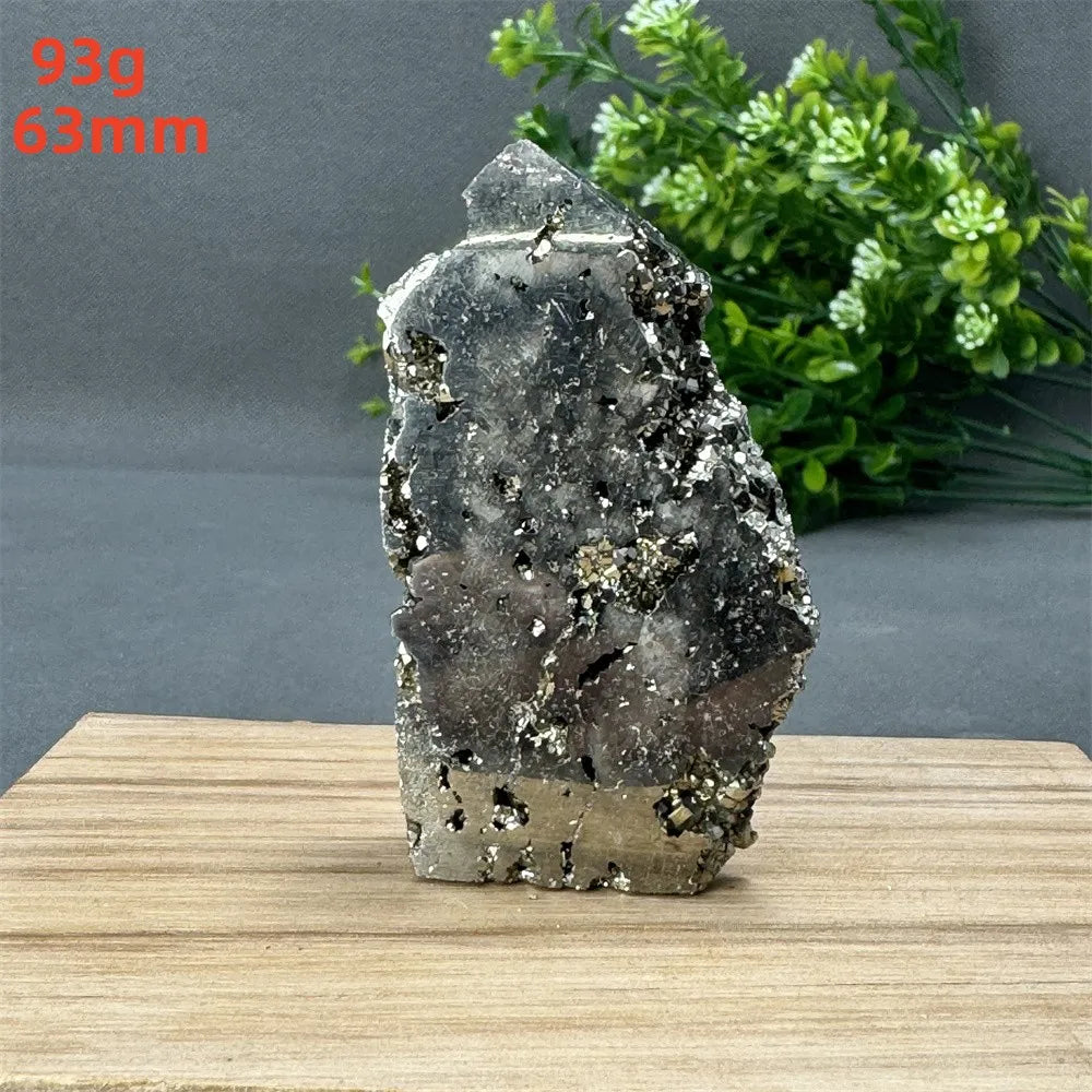 Natural Rare Chalcopyrite Wand Healing Crystal Tower Mineral Gemstone Obelisk Meditation Feng Shui Witchcraft Home Decor