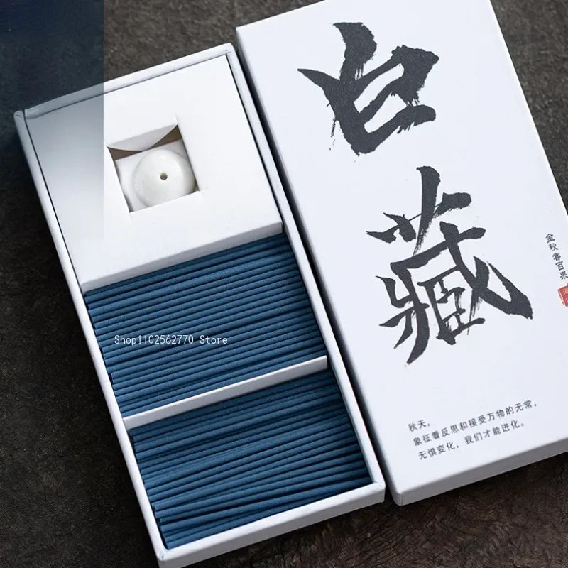 100pcs Boxed Japanese Short Thread Incense Home Bedroom Hotel Tea Room Aromatherapy Air Purification Long-lasting Fragrance