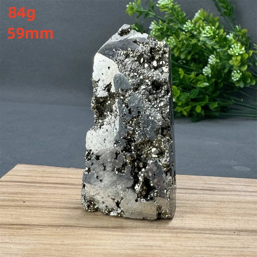 Natural Rare Chalcopyrite Wand Healing Crystal Tower Mineral Gemstone Obelisk Meditation Feng Shui Witchcraft Home Decor