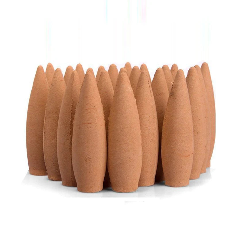 FY oversized backflow incense cones 30 minutes Natural sandalwood Lavender scents for Home lavender Jasmine big cone incense