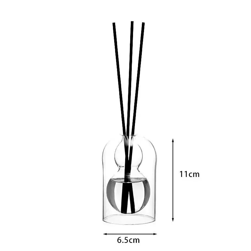 Aromatherapy Bottle Glass Bottle Unprinted Style Fragrance Diffuser Minimalist Essential Oil Bottle Candle Holders  Candle Mold