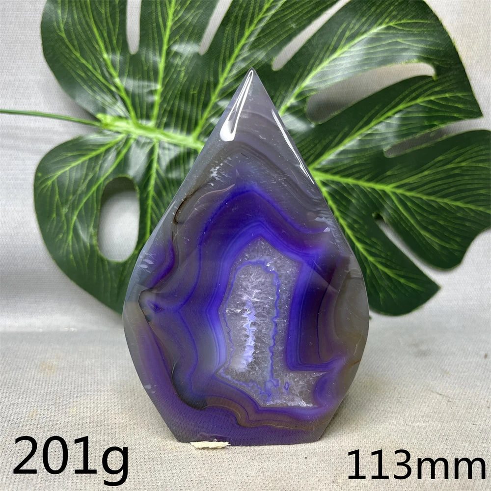 Natural Agate Free Form Tower Rainbow Crystal Geode Home Room Decoration Gift Witchcraft Altar Prayer Spiritual Healing Prayer