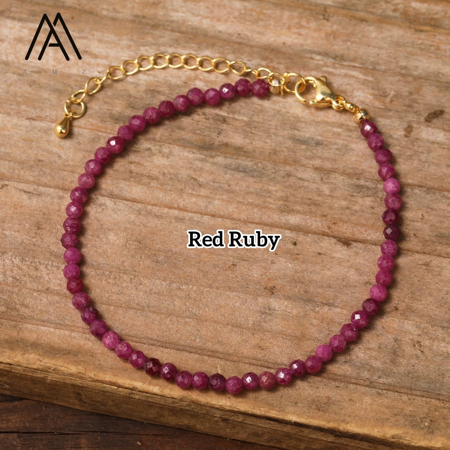Minimalist Bracelets Natural Crystal Faceted Gemstone 2-3mm Beads Boho Jewelry Stainless Steel Chain Bracelet Friendship Gifts