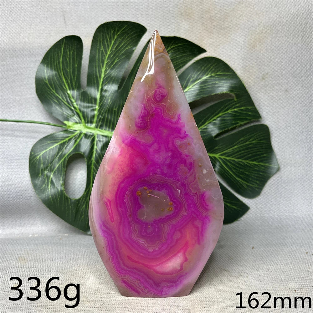 Natural Agate Free Form Tower Rainbow Crystal Geode Home Room Decoration Gift Witchcraft Altar Prayer Spiritual Healing Prayer