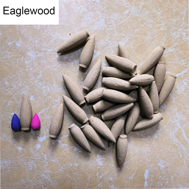 FY oversized backflow incense cones 30 minutes Natural sandalwood Lavender scents for Home lavender Jasmine big cone incense