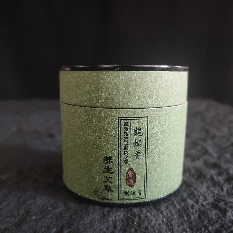 FY Waterfall Smoke Backflow Natural Incense Cone Sandalwood Wormwood Reflux Tower Incense Suitable for Places Tea Room Yoga Room