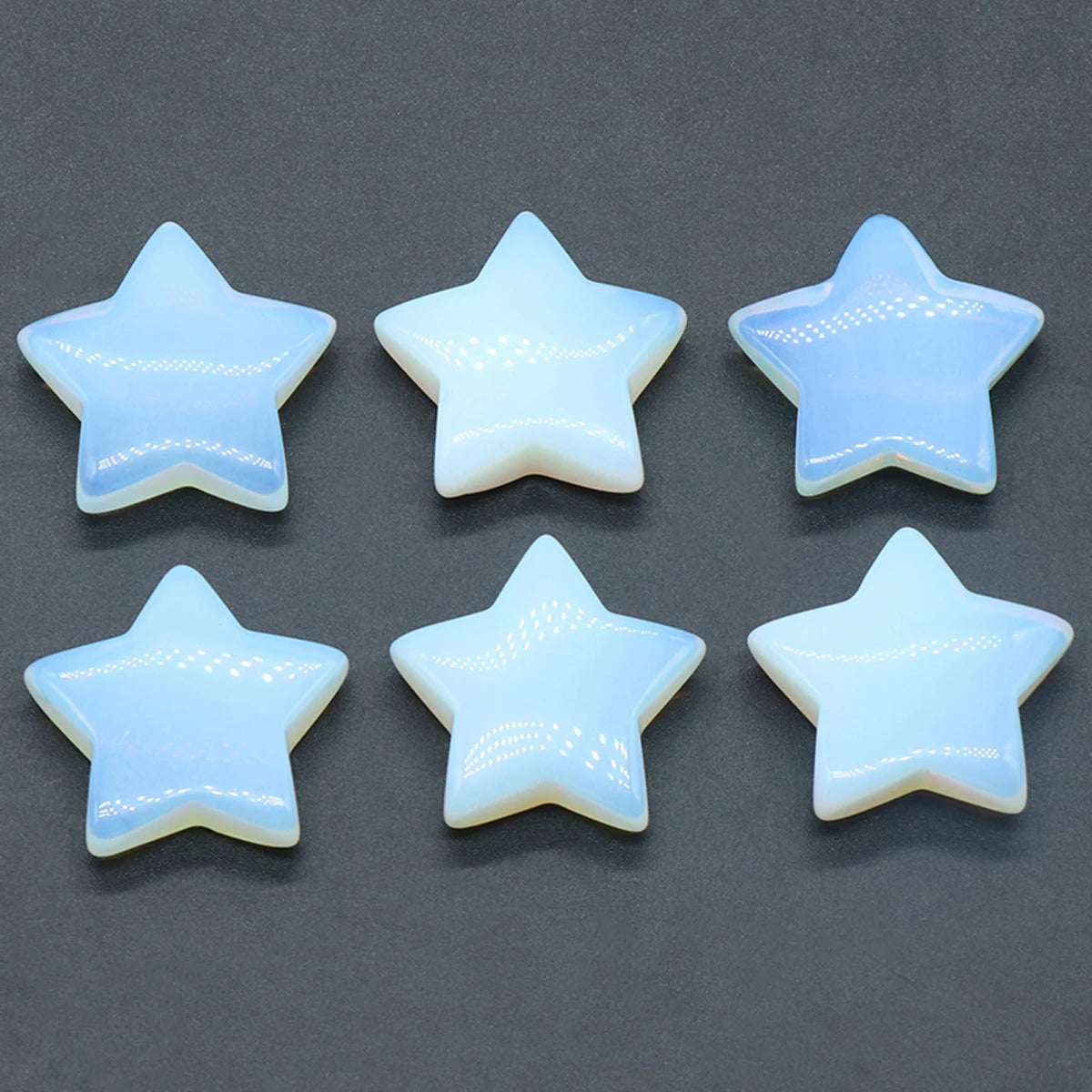 1 PC Star Statue Natural Crystal Onyx Bare Stone Meditation Healing Reiki Gems Gift Collection Home Decor Decorations 30x30mm