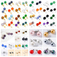Load image into Gallery viewer, 10 pairs Natural Stone Earrings Healing Crystal Quartzs Round Ball Beads Steel Stud Fashion Ear Jewelry for Women Girl Wholesale
