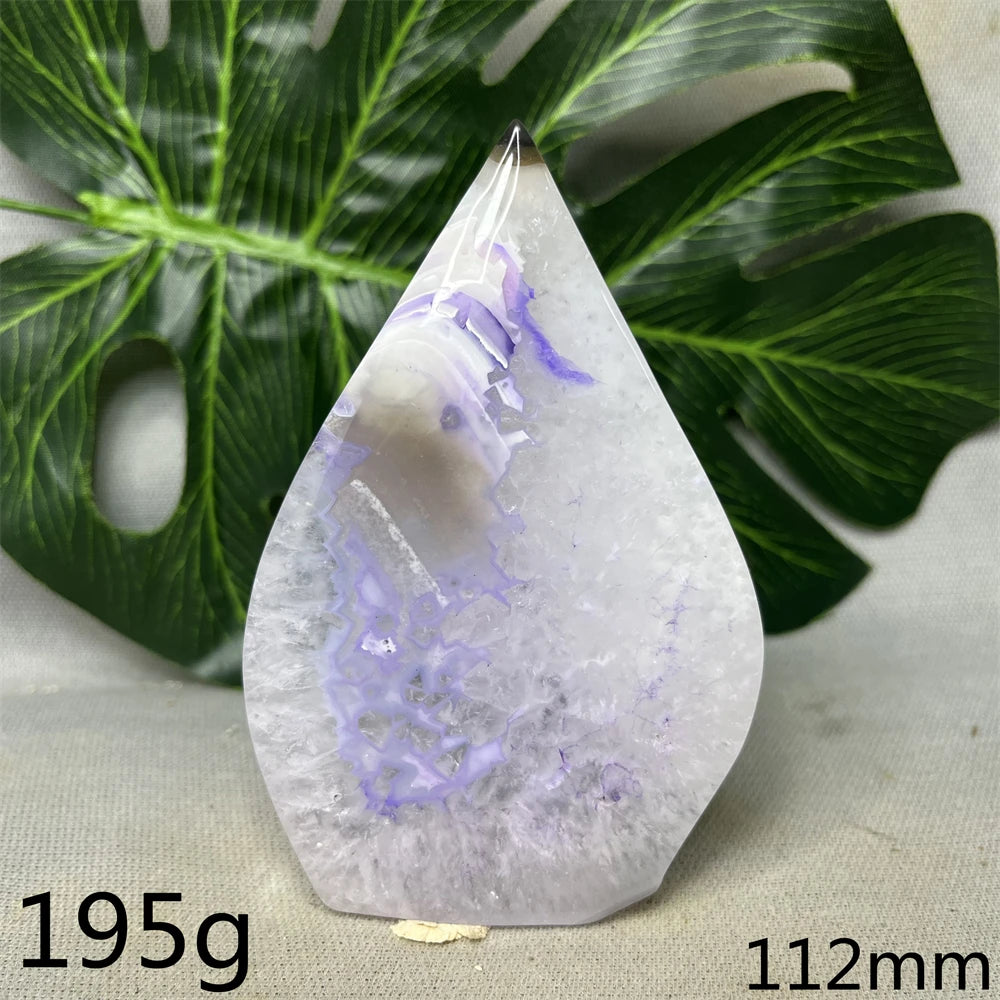 Natural Agate Free Form Tower Rainbow Crystal Geode Home Room Decoration Gift Witchcraft Altar Prayer Spiritual Healing Prayer