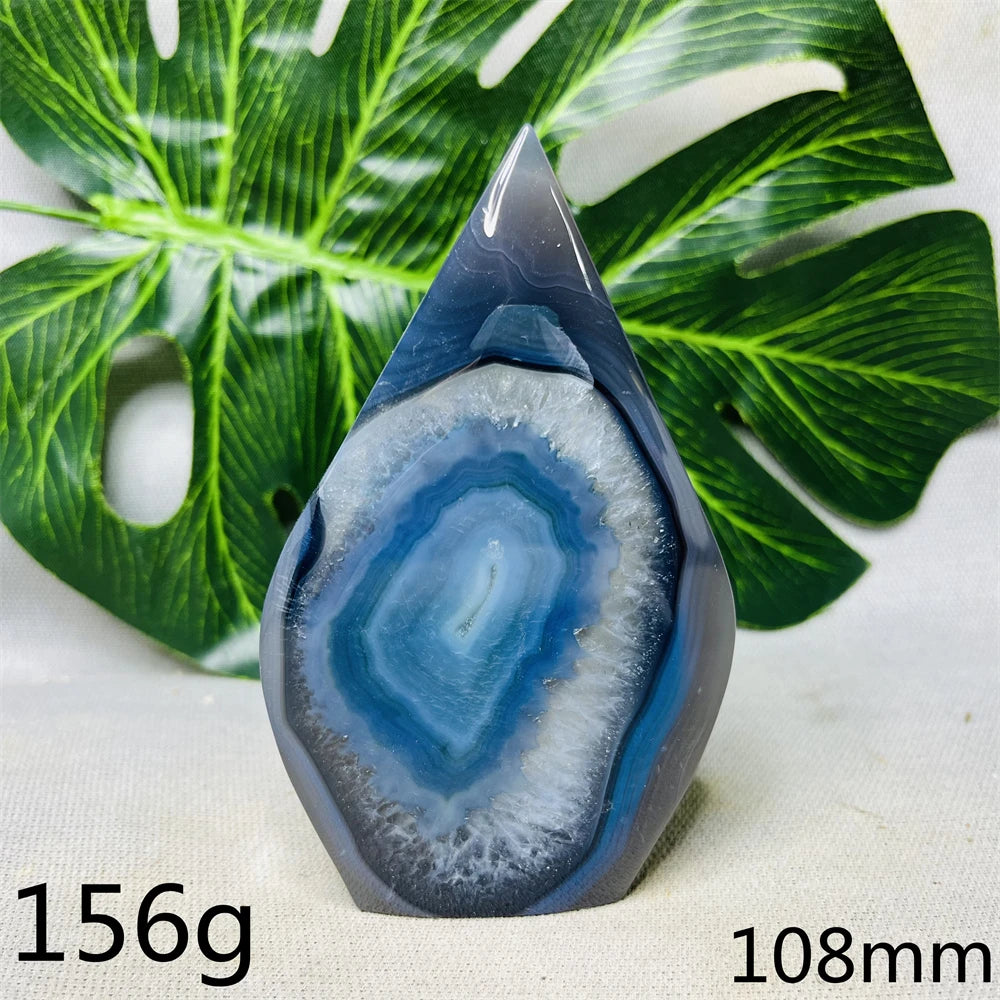 Natural Agate Free Form Tower Rainbow Crystal Geode Home Room Decoration Gift Witchcraft Altar Prayer Spiritual Healing Prayer