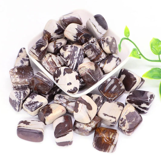 Natural Gem Multi-Color Nguni Jasper Reiki Healing Crystal Tumbled Stone Energy Specimen Mineral Rock Garden Aquarium Home Decor
