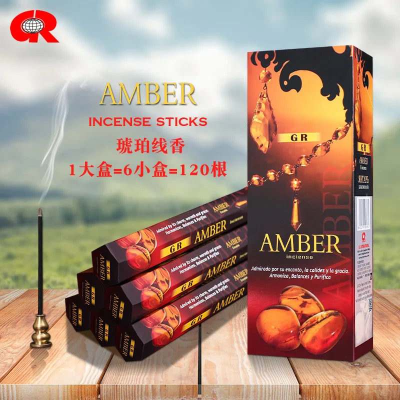GR 20 Sticks Indian Incense White Sage Meditation Lavender Yoga Sea Breeze Love Incense Purifying Air Deodorization Aromatherapy