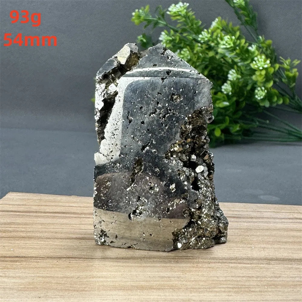 Natural Rare Chalcopyrite Wand Healing Crystal Tower Mineral Gemstone Obelisk Meditation Feng Shui Witchcraft Home Decor