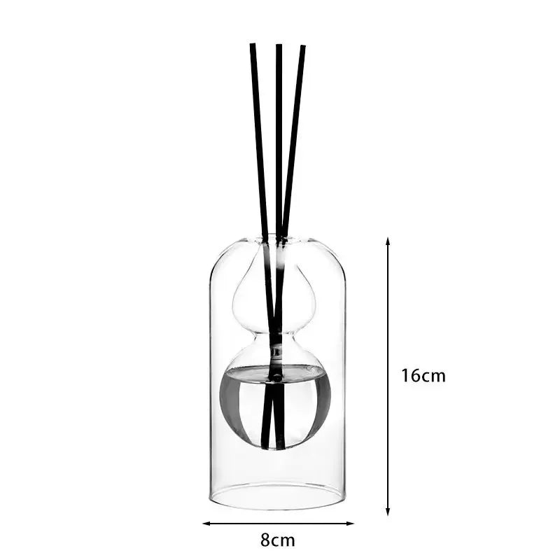 Aromatherapy Bottle Glass Bottle Unprinted Style Fragrance Diffuser Minimalist Essential Oil Bottle Candle Holders  Candle Mold
