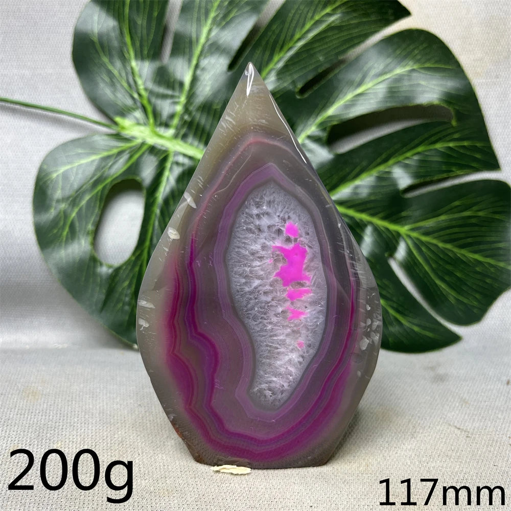 Natural Agate Free Form Tower Rainbow Crystal Geode Home Room Decoration Gift Witchcraft Altar Prayer Spiritual Healing Prayer