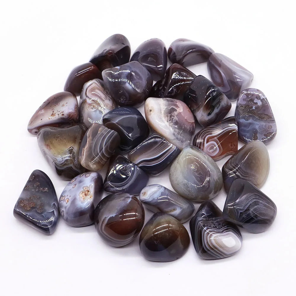 Wholesale Bulk Natural Botswana Agate Crystals Stones Reiki Healing Raw Rock Gravel Tumbled Gems Aquarium Gemstone Home Decor