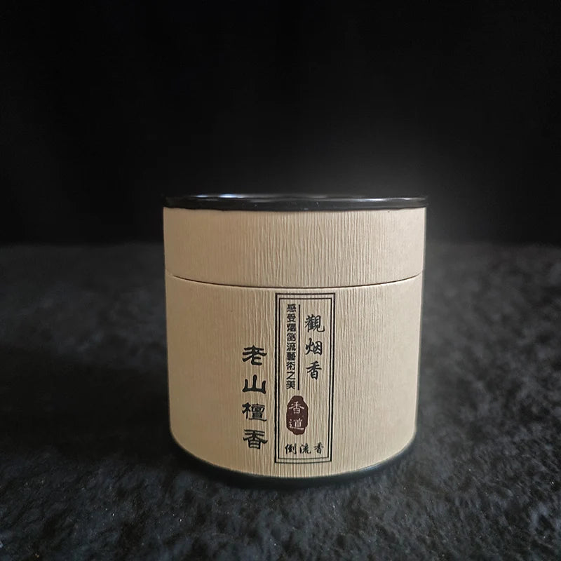 FY Waterfall Smoke Backflow Natural Incense Cone Sandalwood Wormwood Reflux Tower Incense Suitable for Places Tea Room Yoga Room
